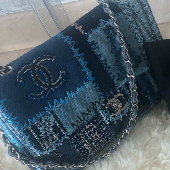 SOLDChanel 15P flap bag stitched Mint collector pc - Picture 13 of 13